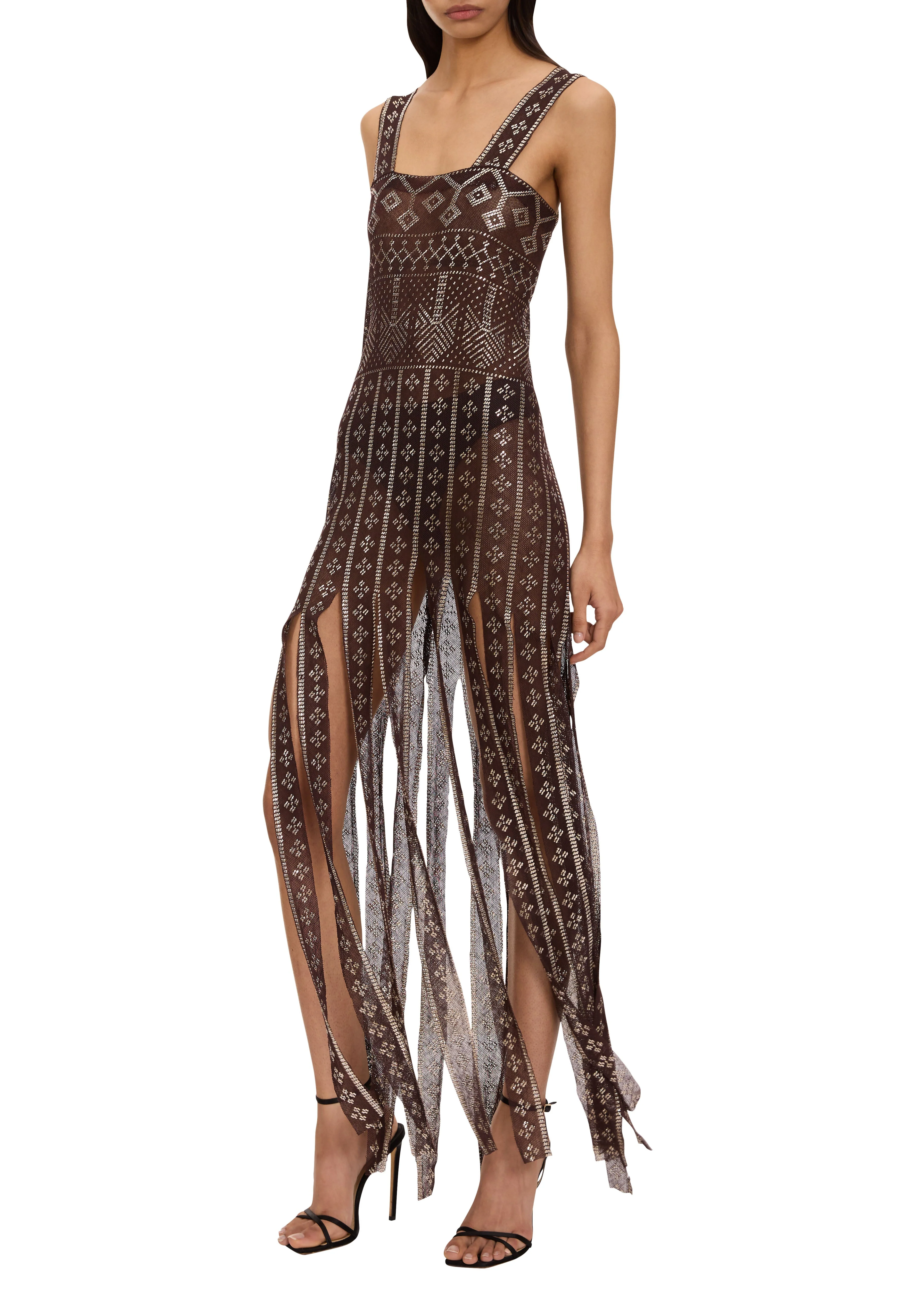 1920s Egyptian Flapper Style Dress - Image 2