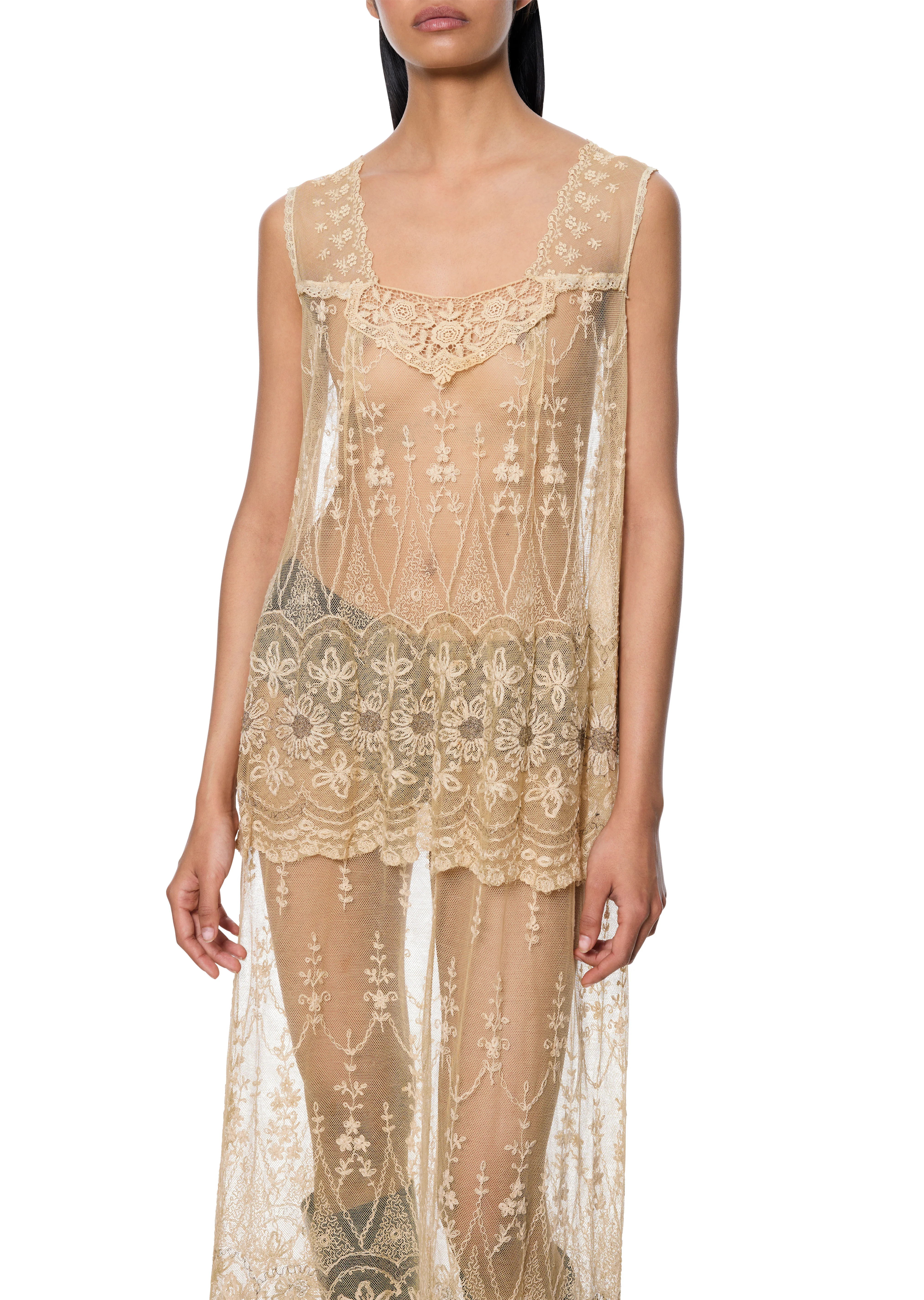 1920s Lace Flapper Dress - Image 2