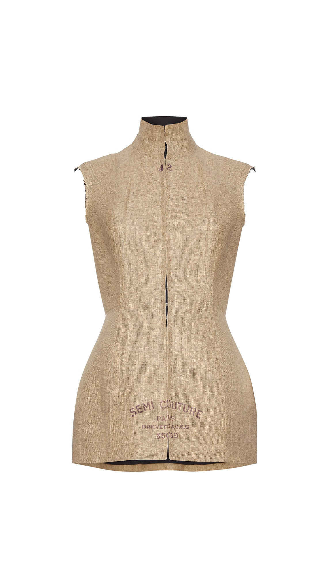 1997-1998 Fall Winter Martin Margiela 'Semi Couture' Linen Bodice - Image 6