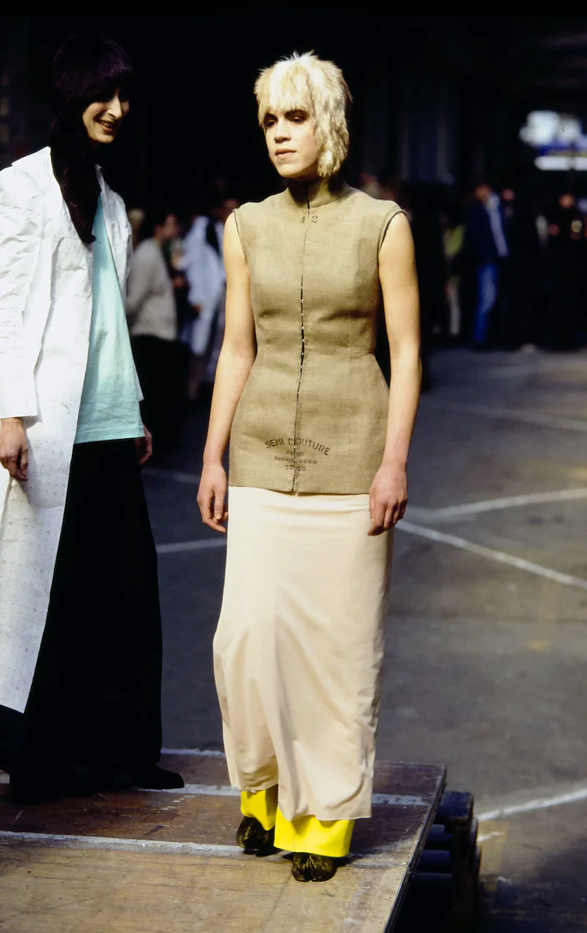1997-1998 Fall Winter Martin Margiela 'Semi Couture' Linen Bodice - Image 7