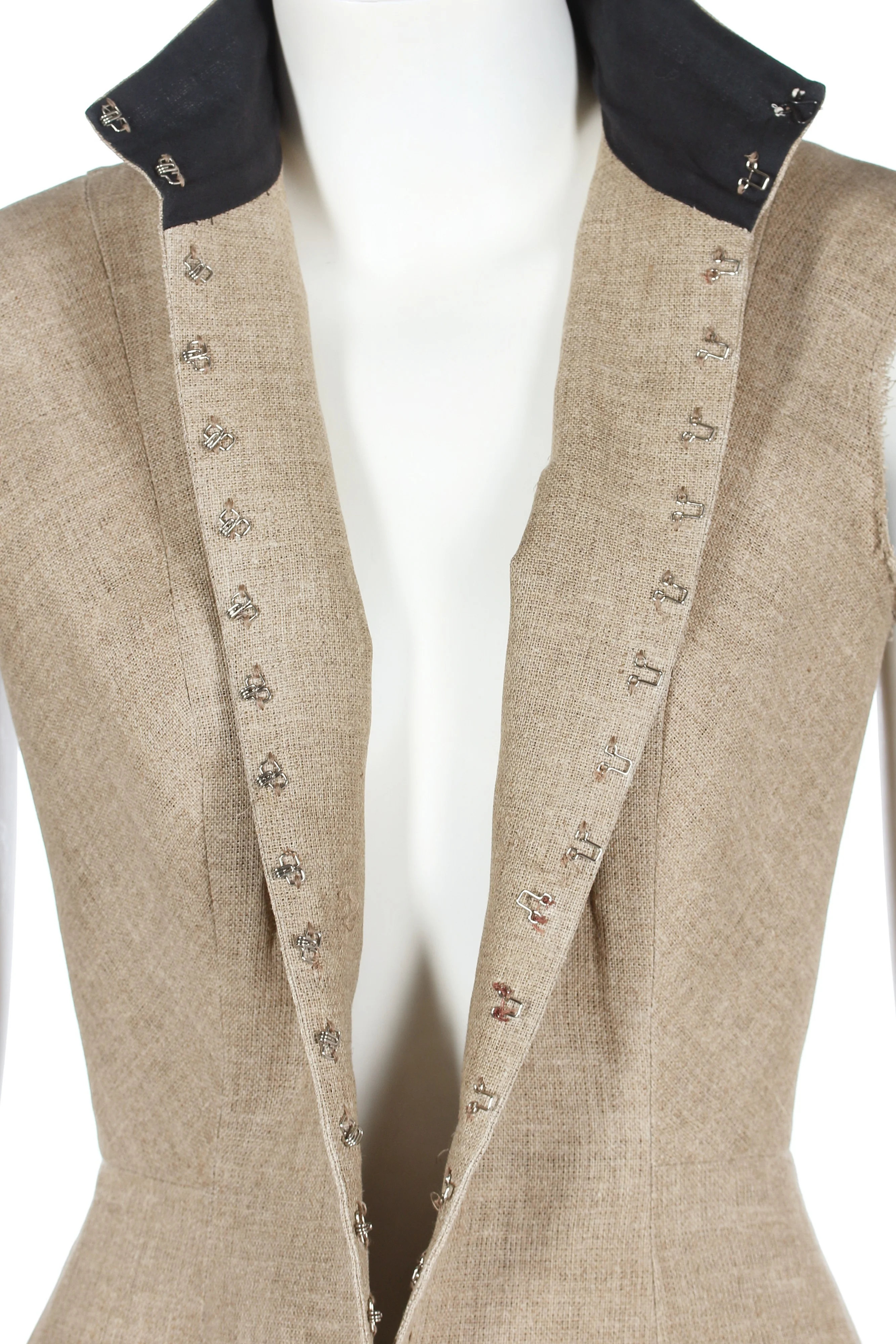 1997-1998 Fall Winter Martin Margiela 'Semi Couture' Linen Bodice - Image 9