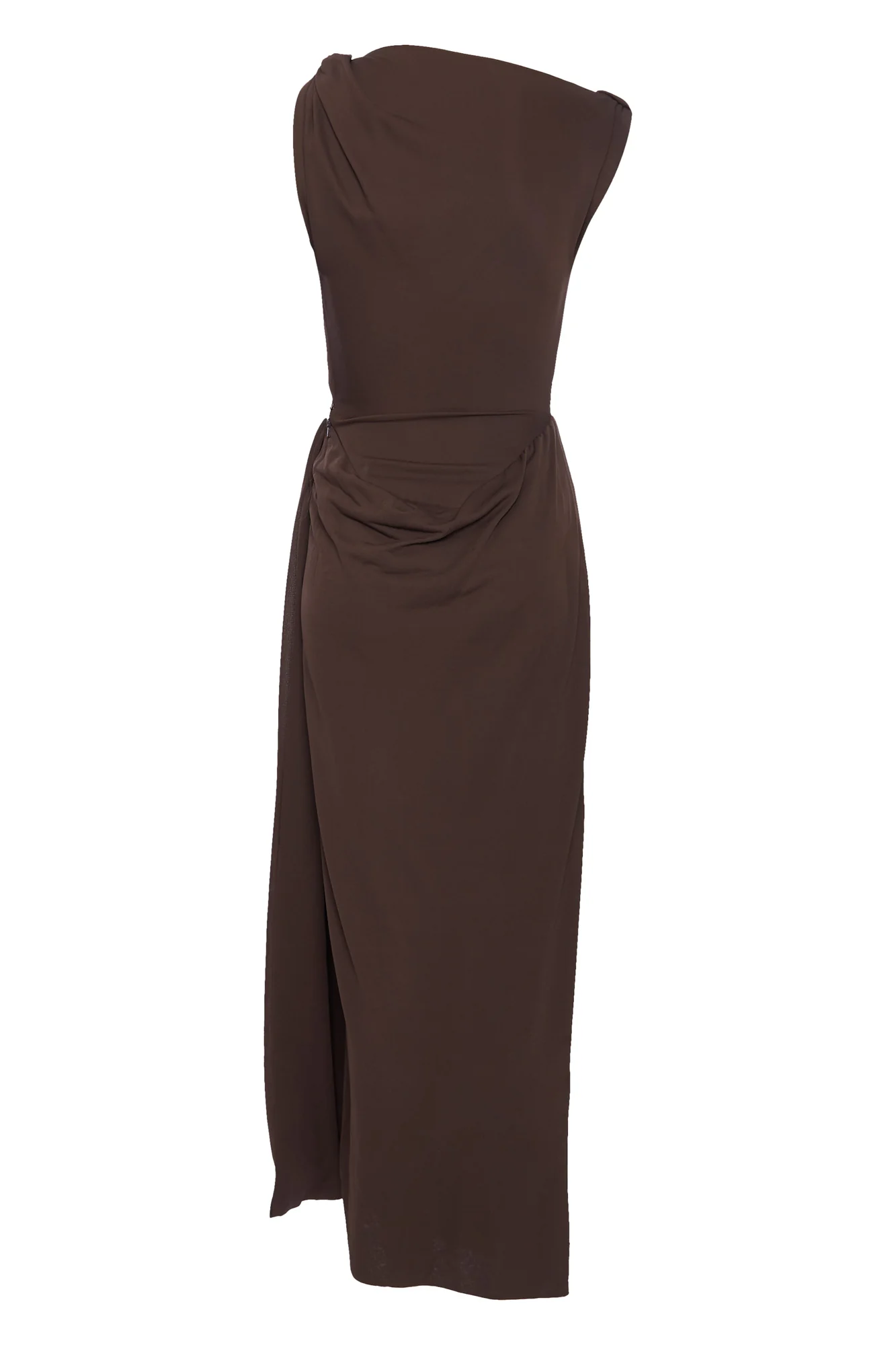 2000s Vivienne Westwood Anglomania Mahogany Dress. - Image 6