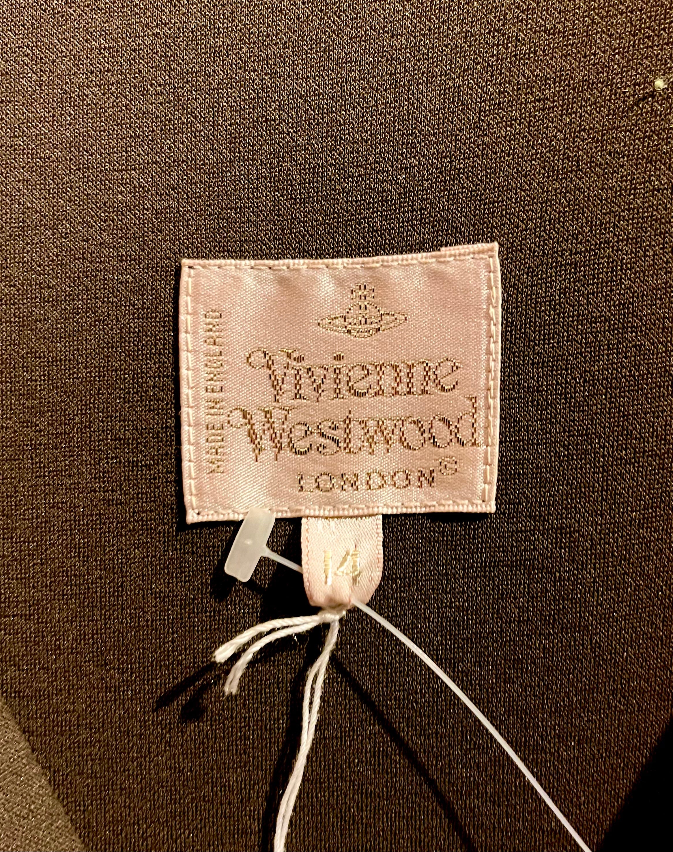 2000s Vivienne Westwood Anglomania Mahogany Dress. - Image 7