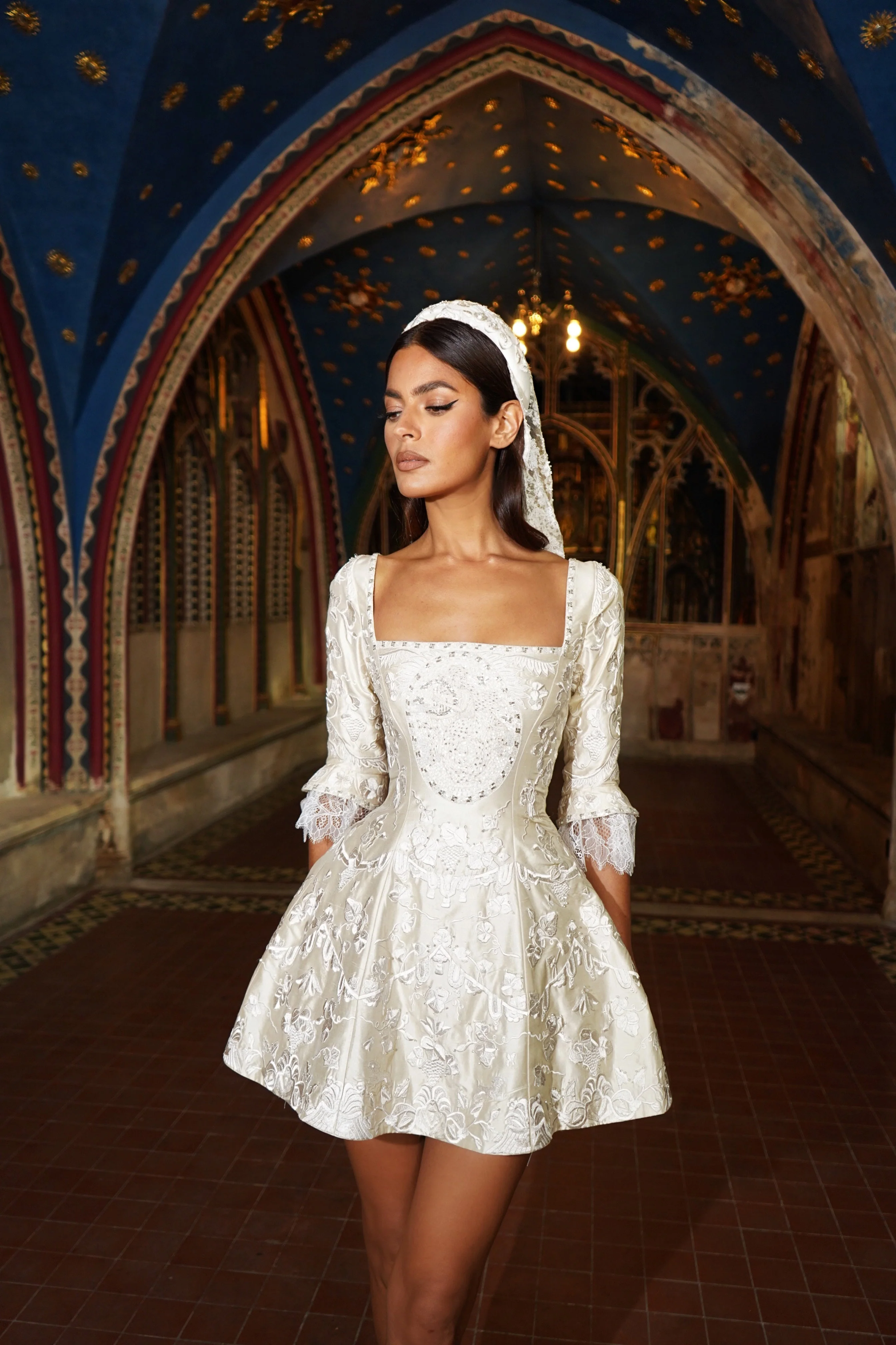 Aphrodite Dress - Pearl - Image 10