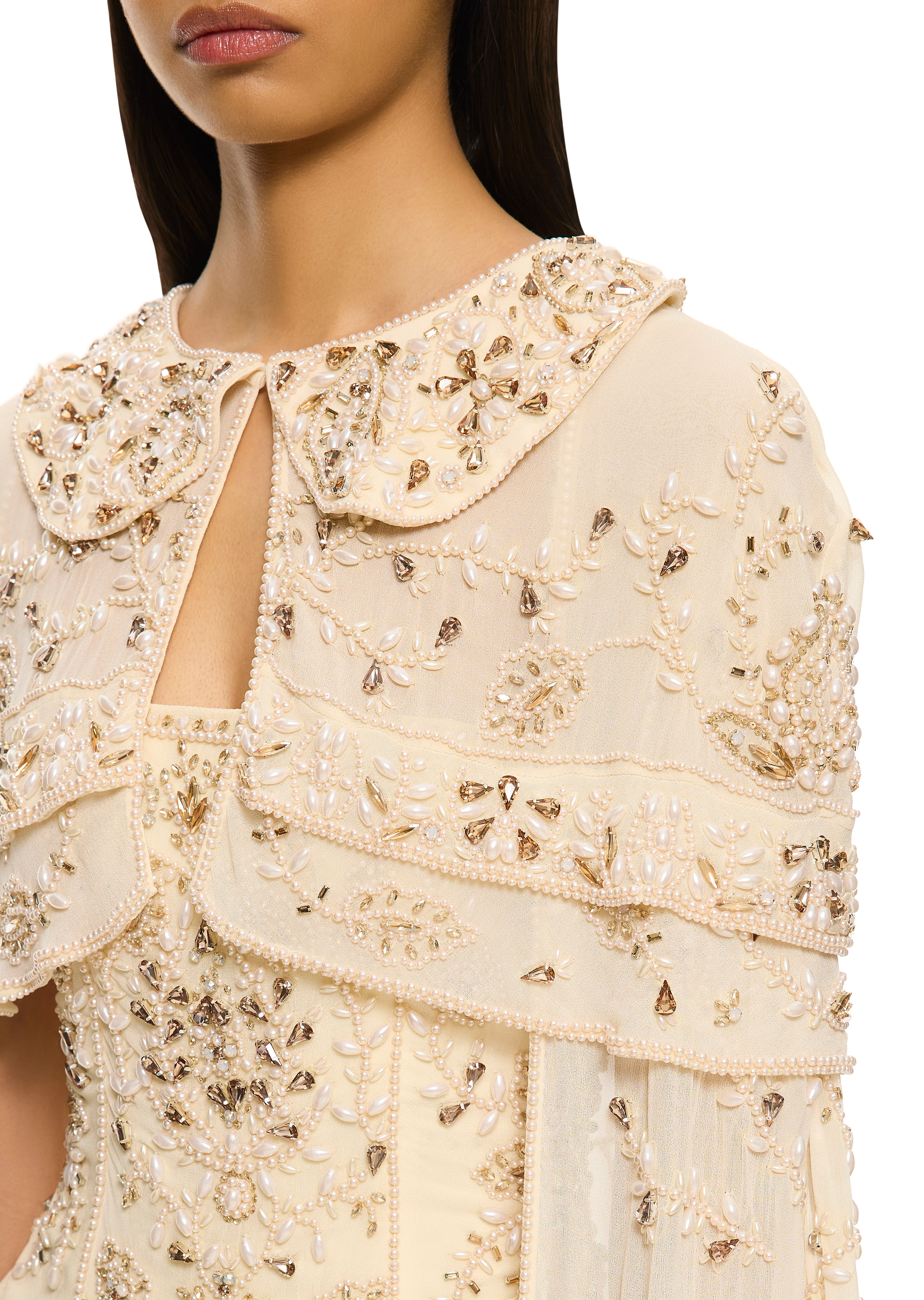 Babushka Cape - Pearl - Image 5