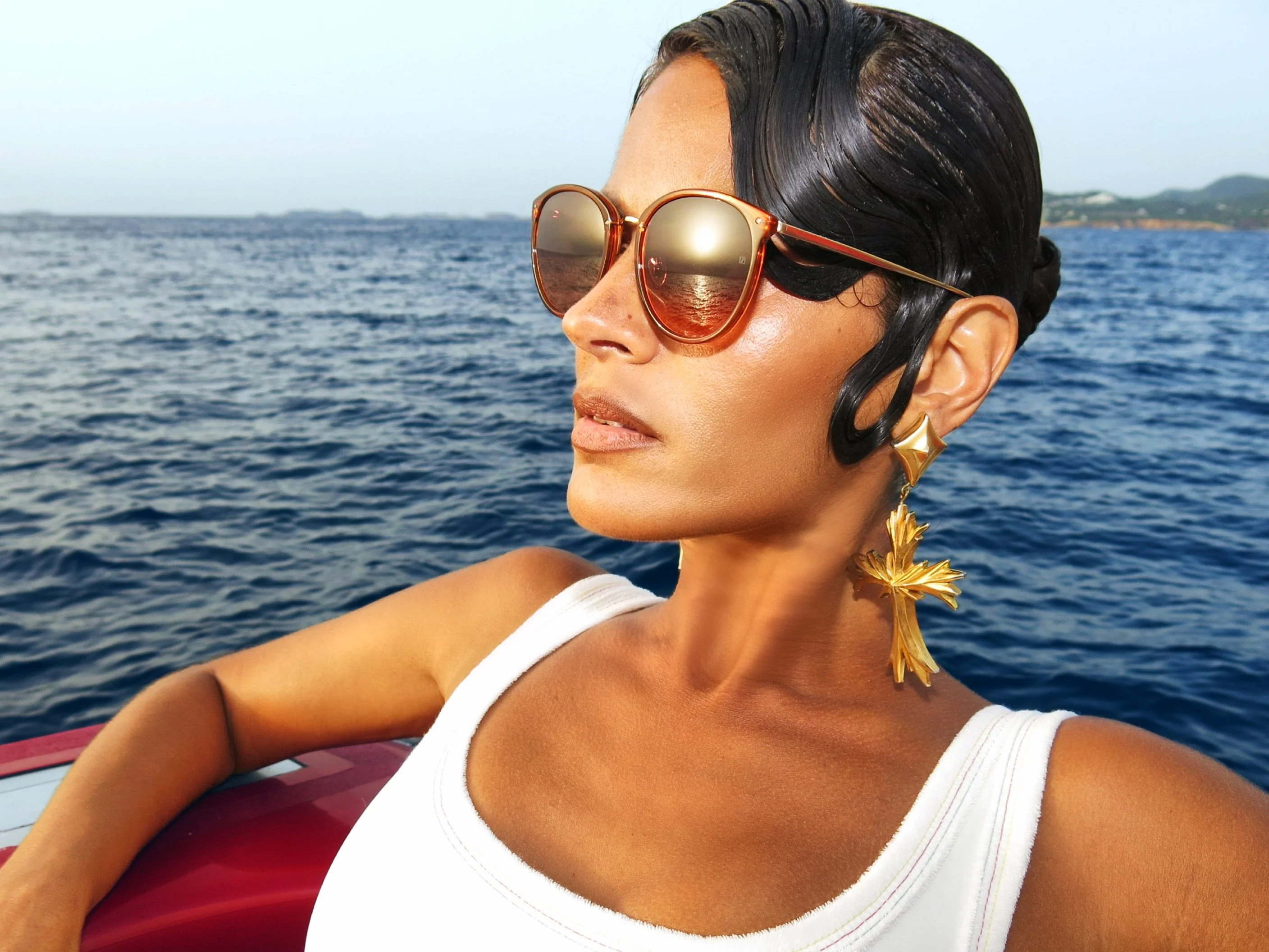 Calthorpe Sunglasses in Ibiza Sunset - Image 3