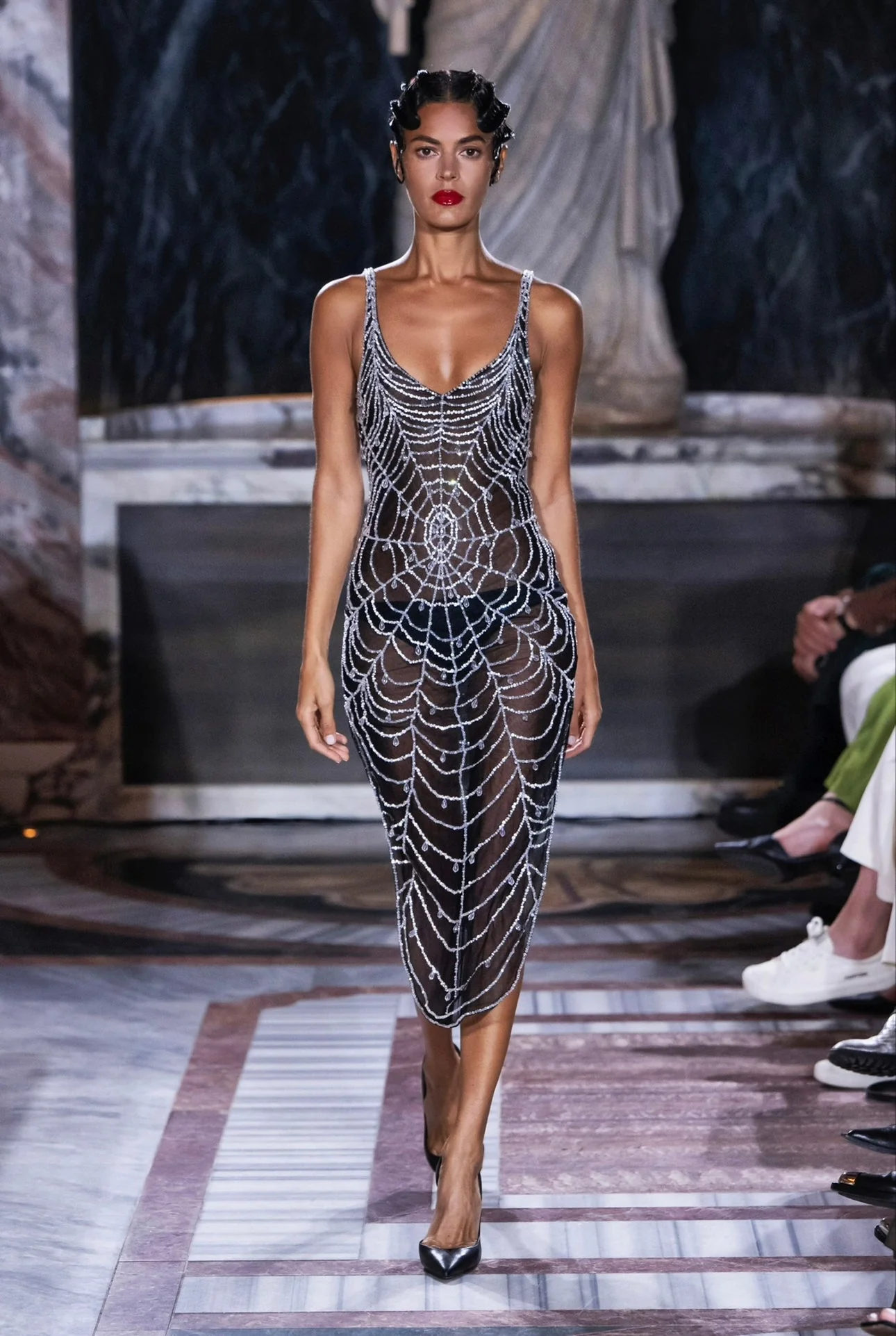 Cobweb Midi Dress - Image 6