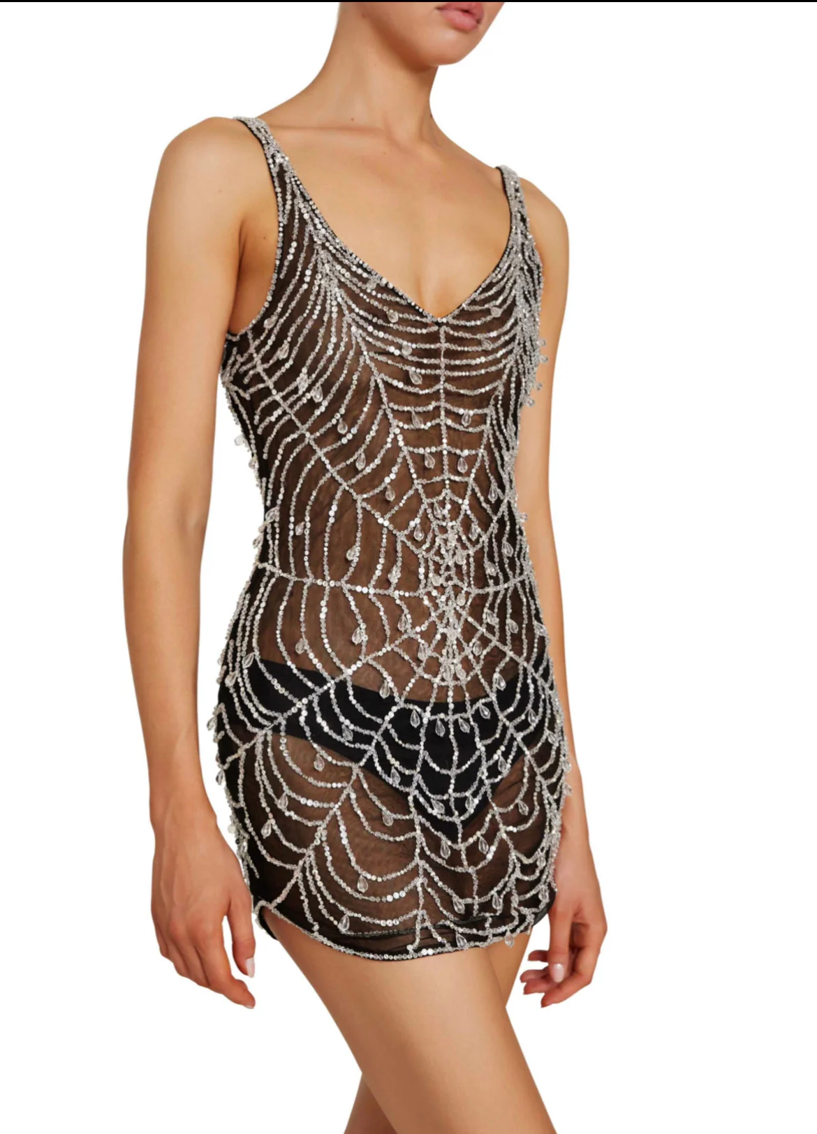 Cobweb Mini Dress - Image 4