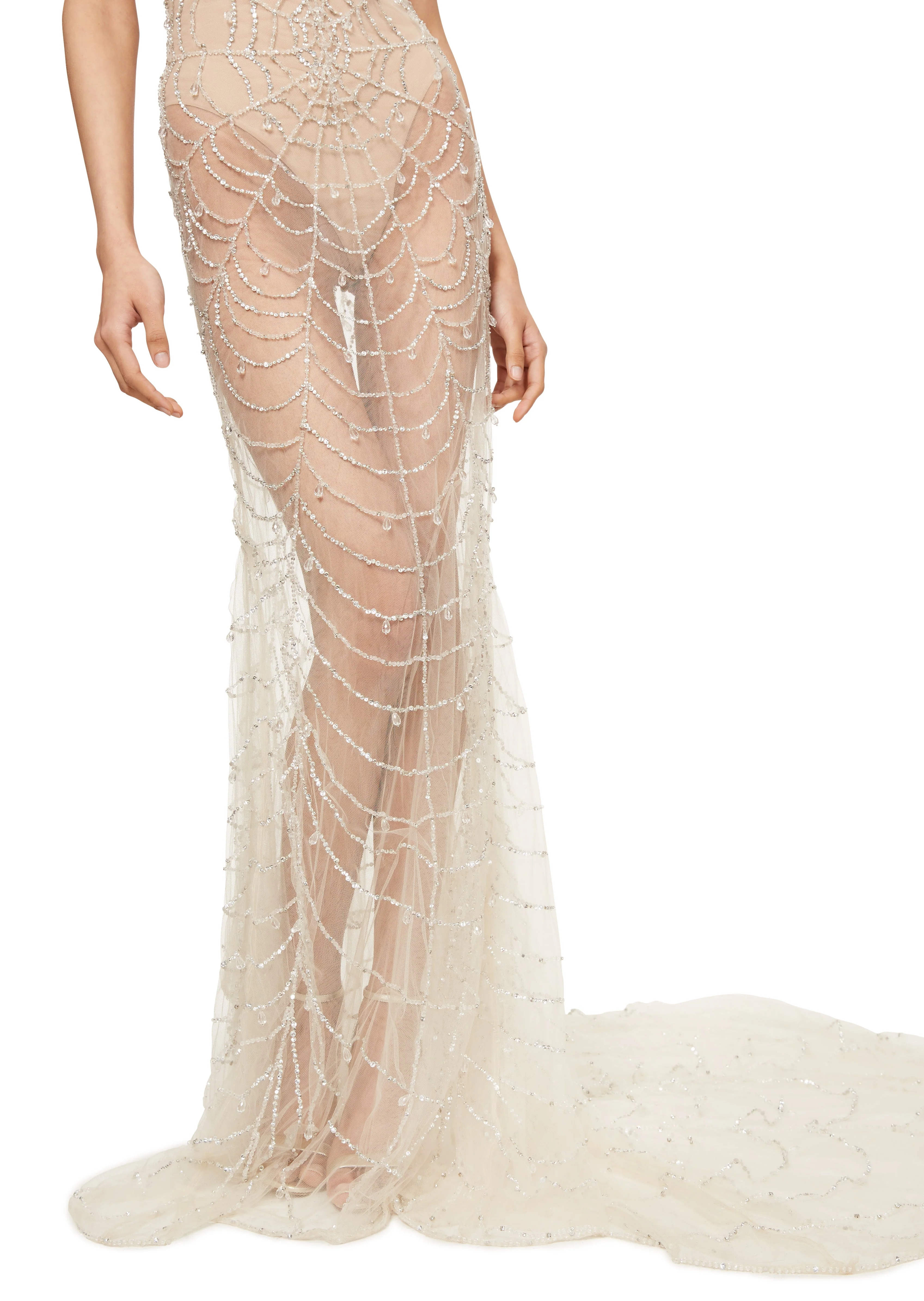 Cobweb Pearl Gown - Image 4