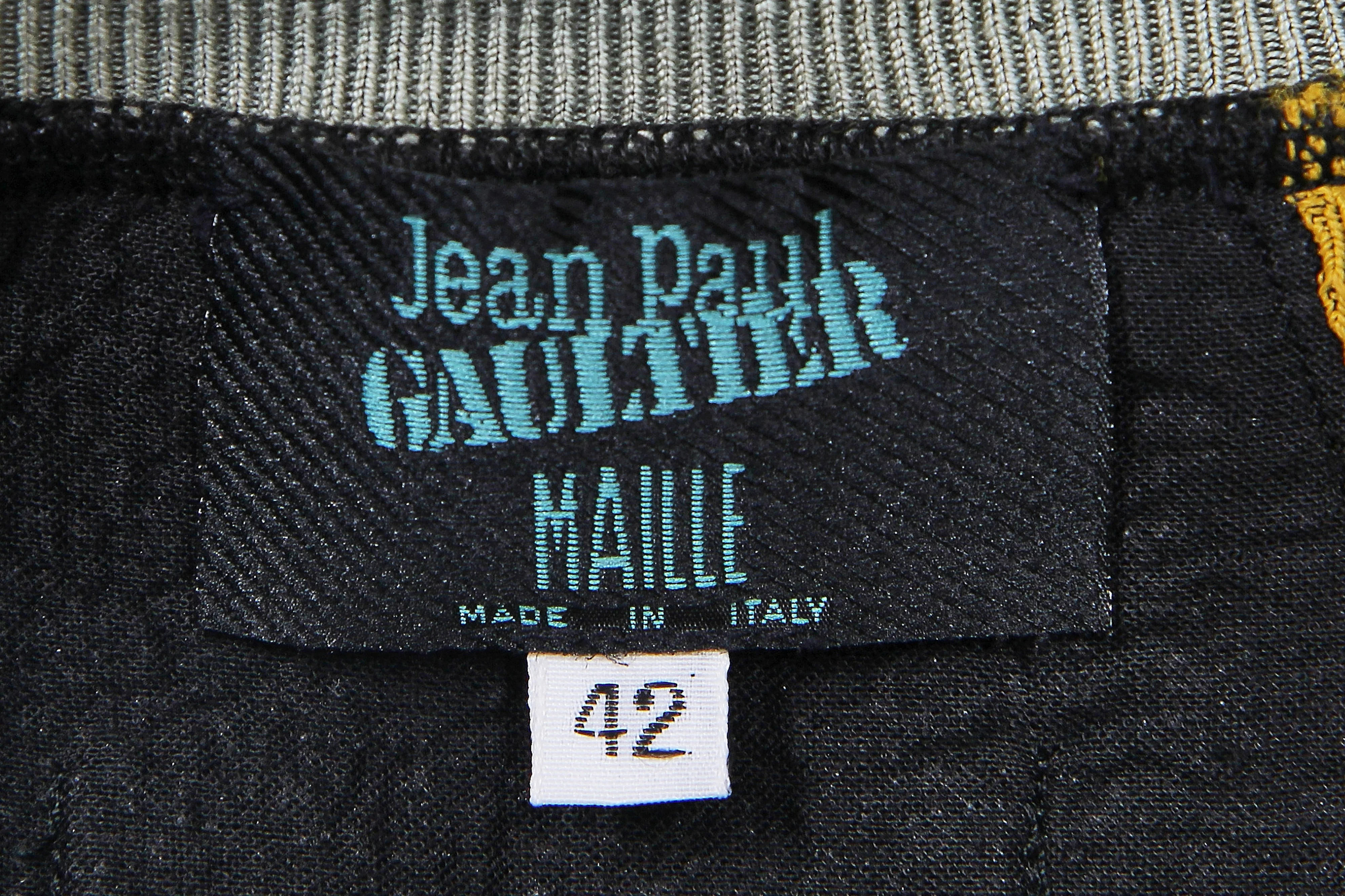 1980 - 1990s Jean Paul Gaultier Geometric Knitted Two-Piece - Image 6