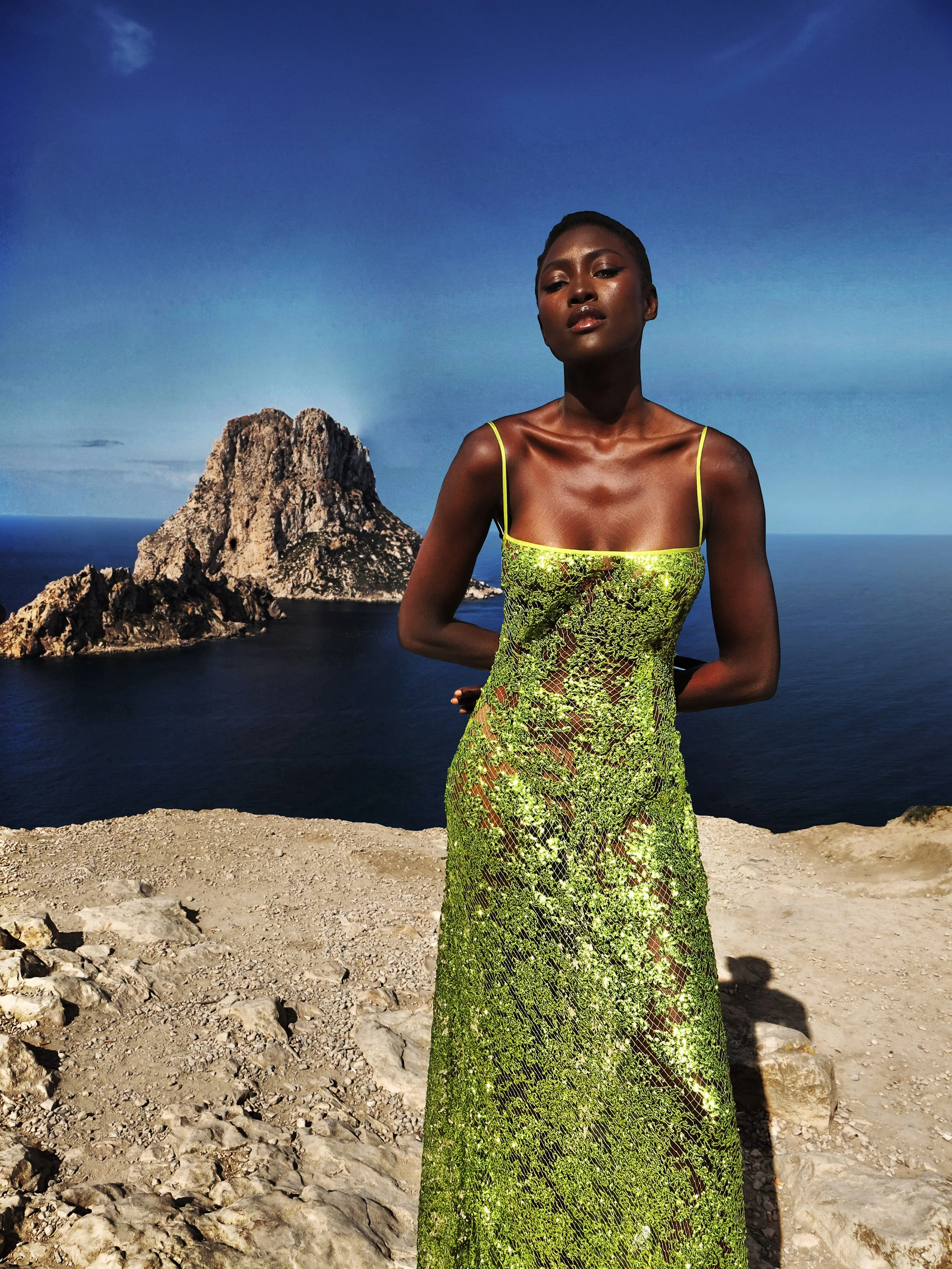 Coral Dress - Moss - Image 11