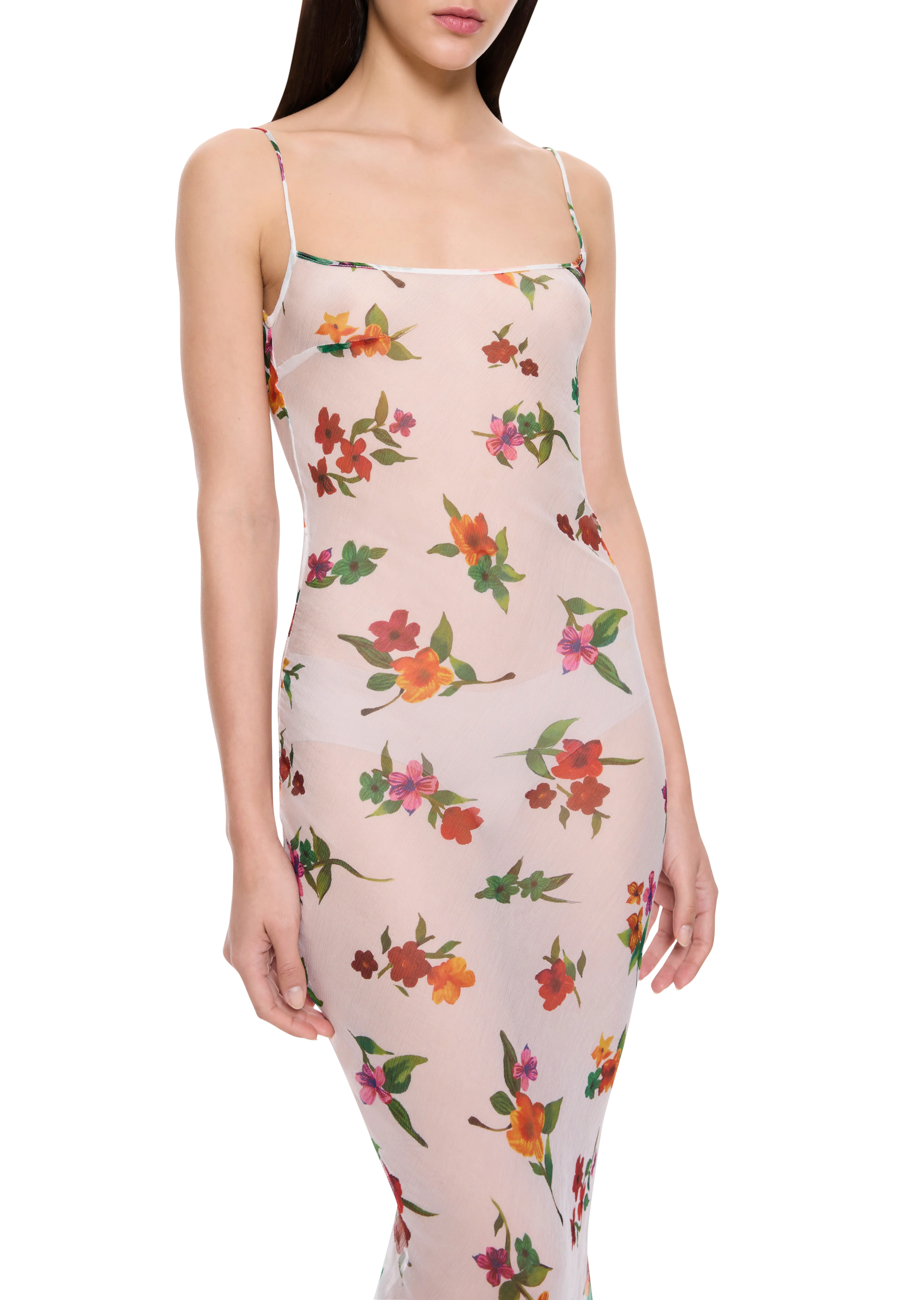 Georgina Sheer Slip Dress - Image 4