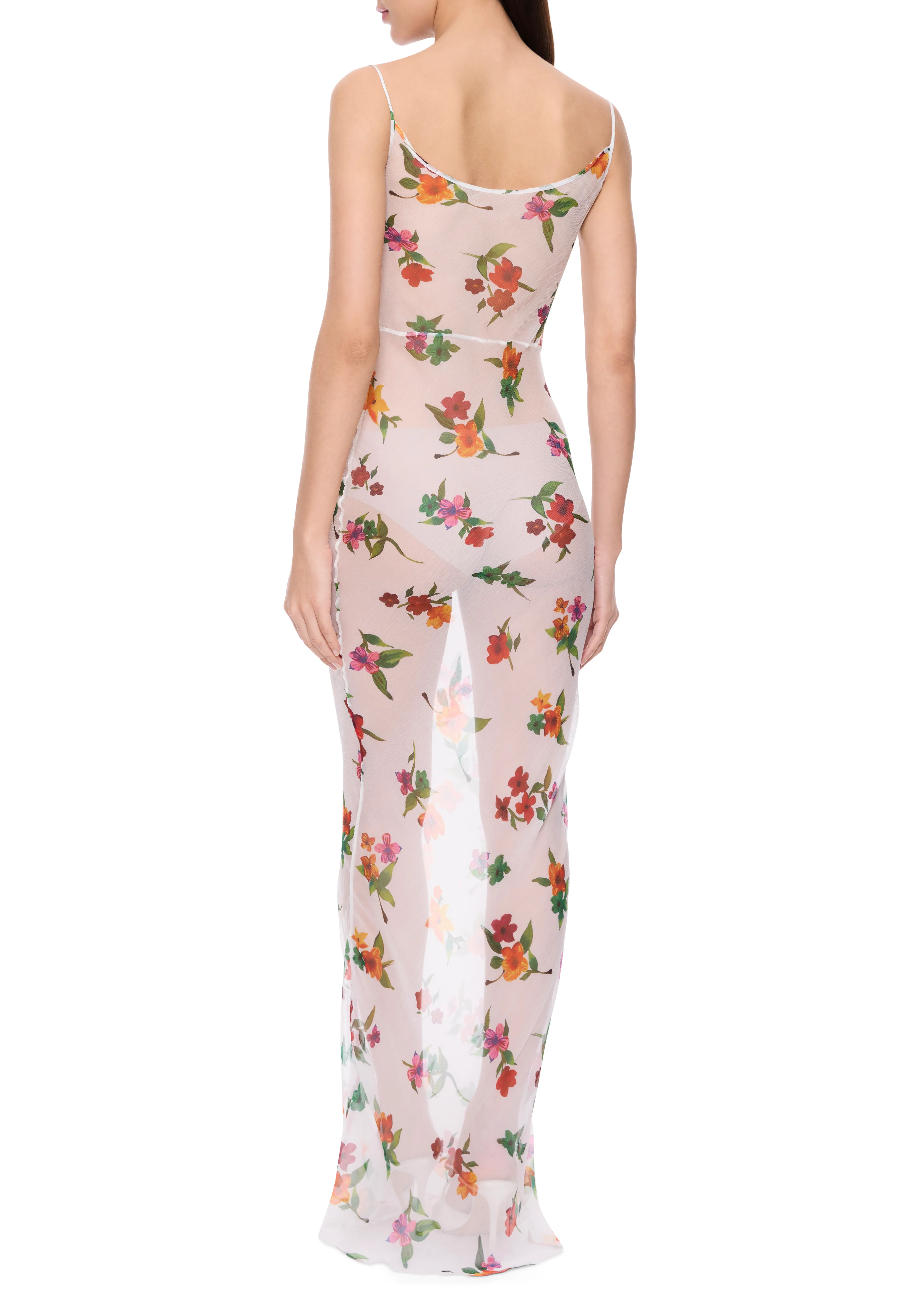 Georgina Sheer Slip Dress - Image 5