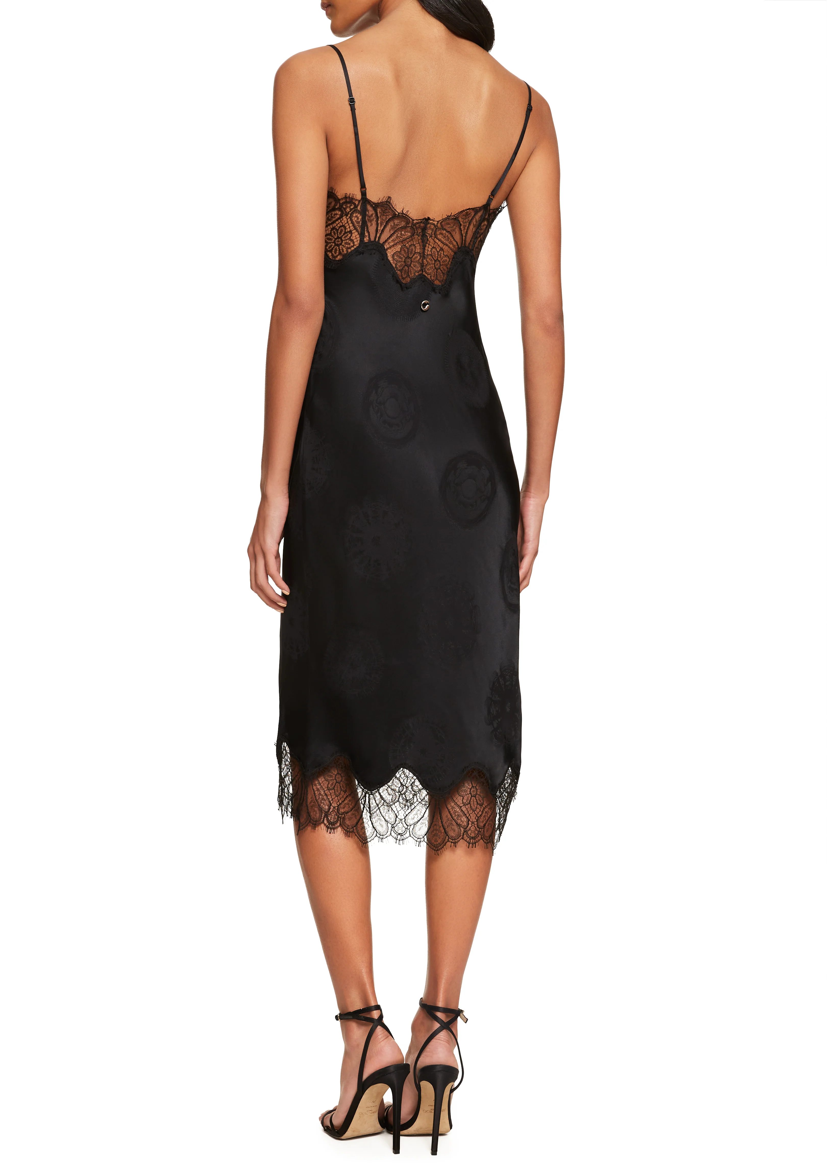Jacquard Cymatics Dress - Black - Image 4