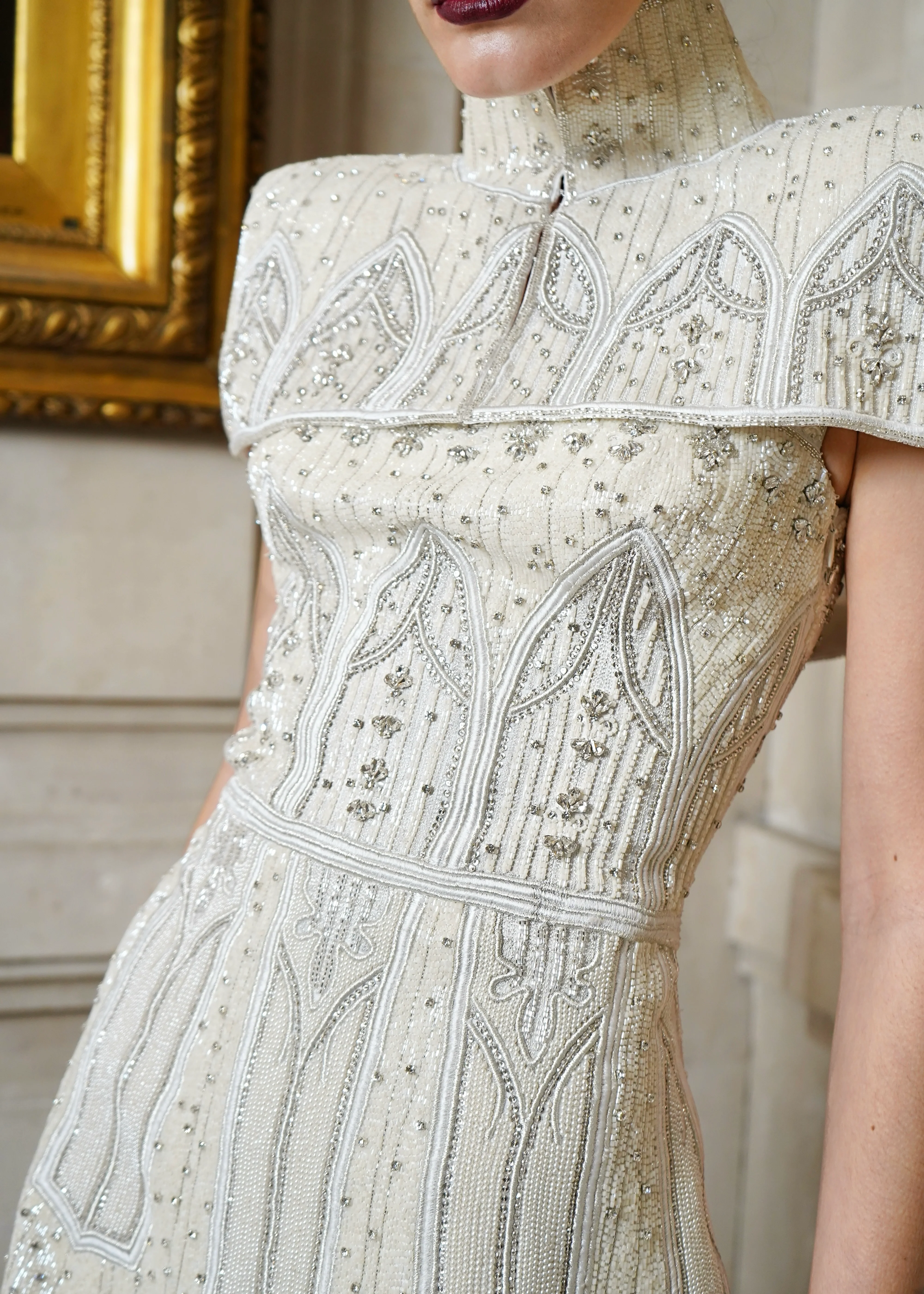 Joan of Arc Mini Dress - Opal - Image 2