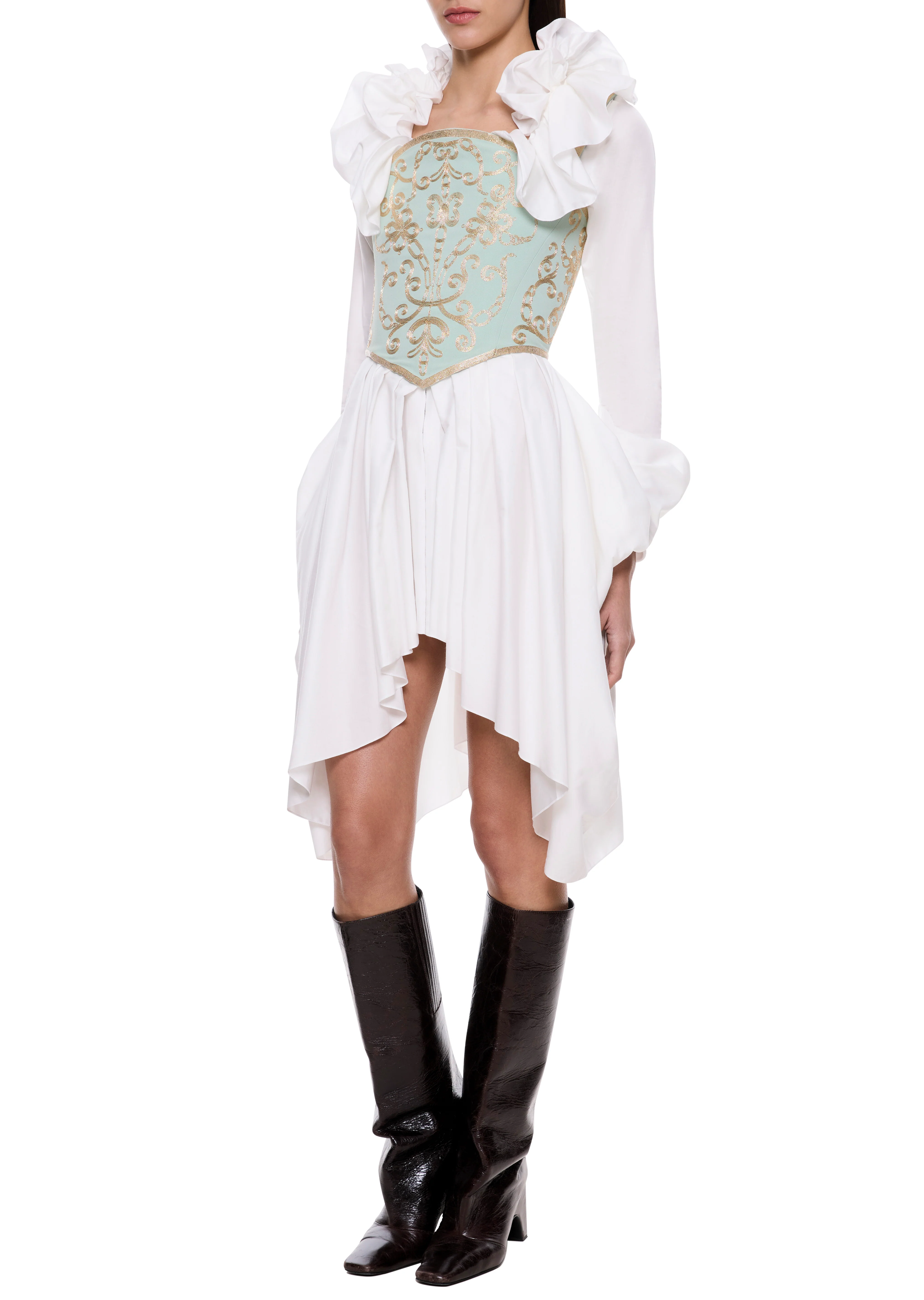 Othello Corset - Powder Blue - Image 3