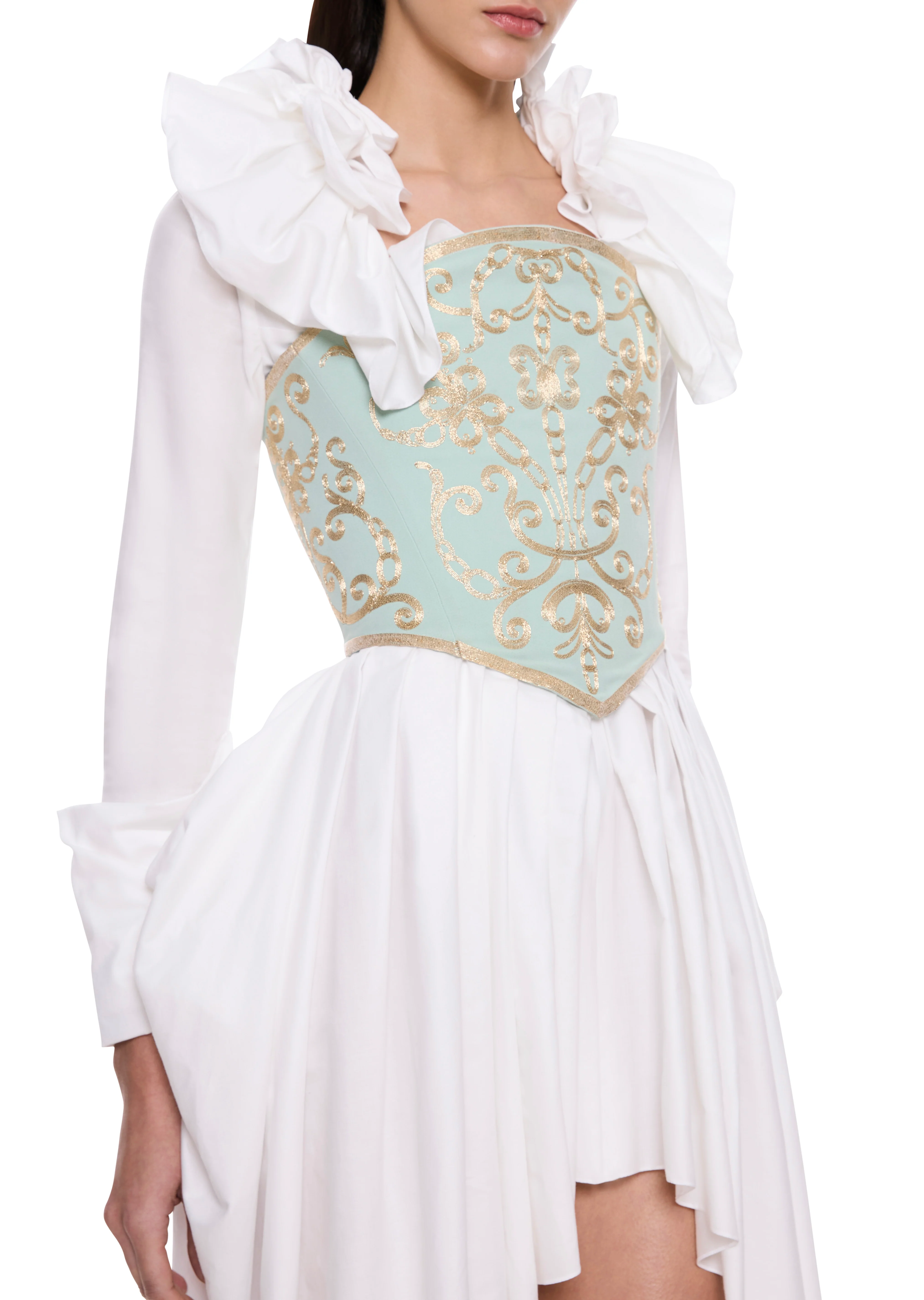 Othello Corset - Powder Blue - Image 4