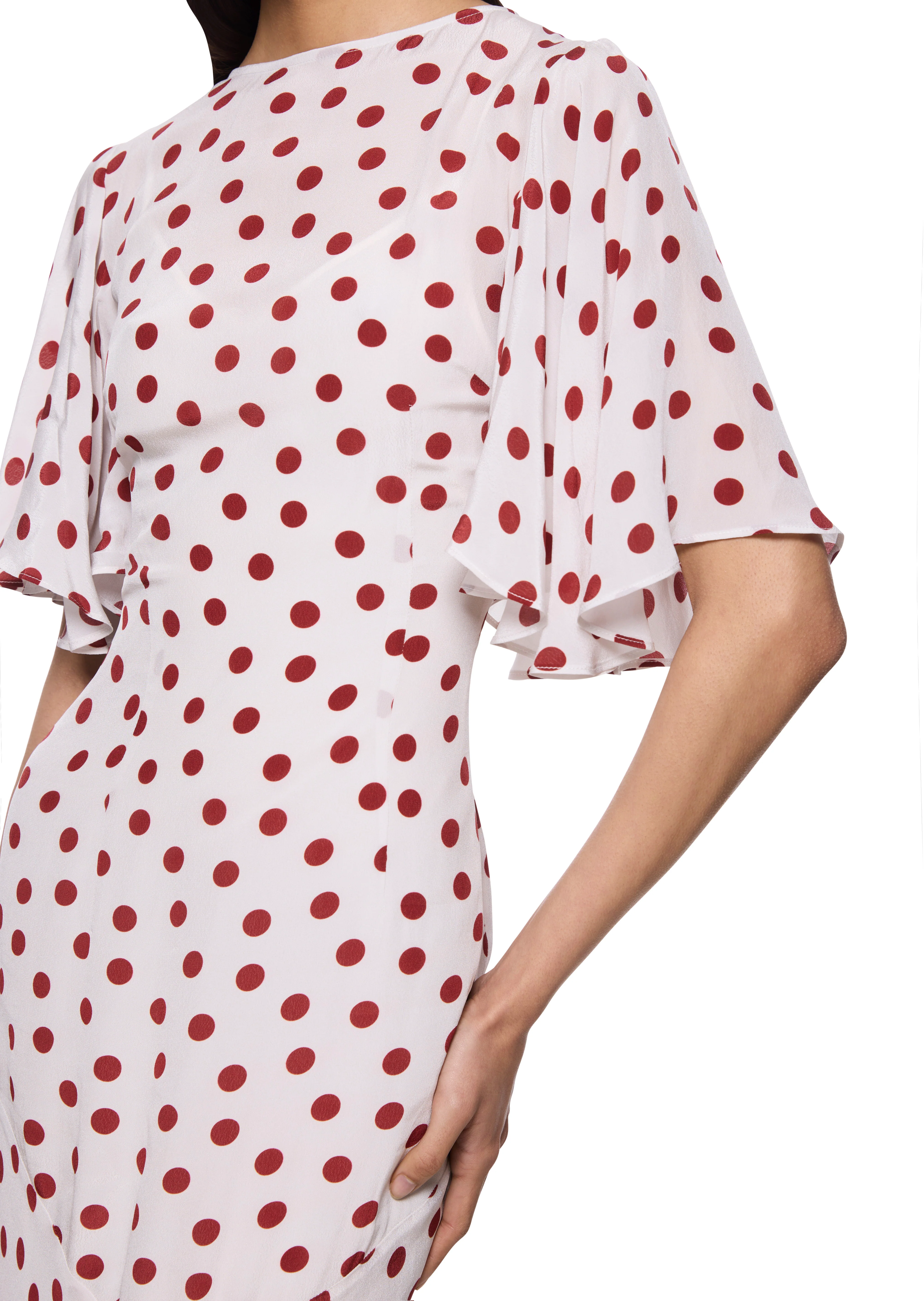 Paloma Maxi Polka Dot Dress - Image 3