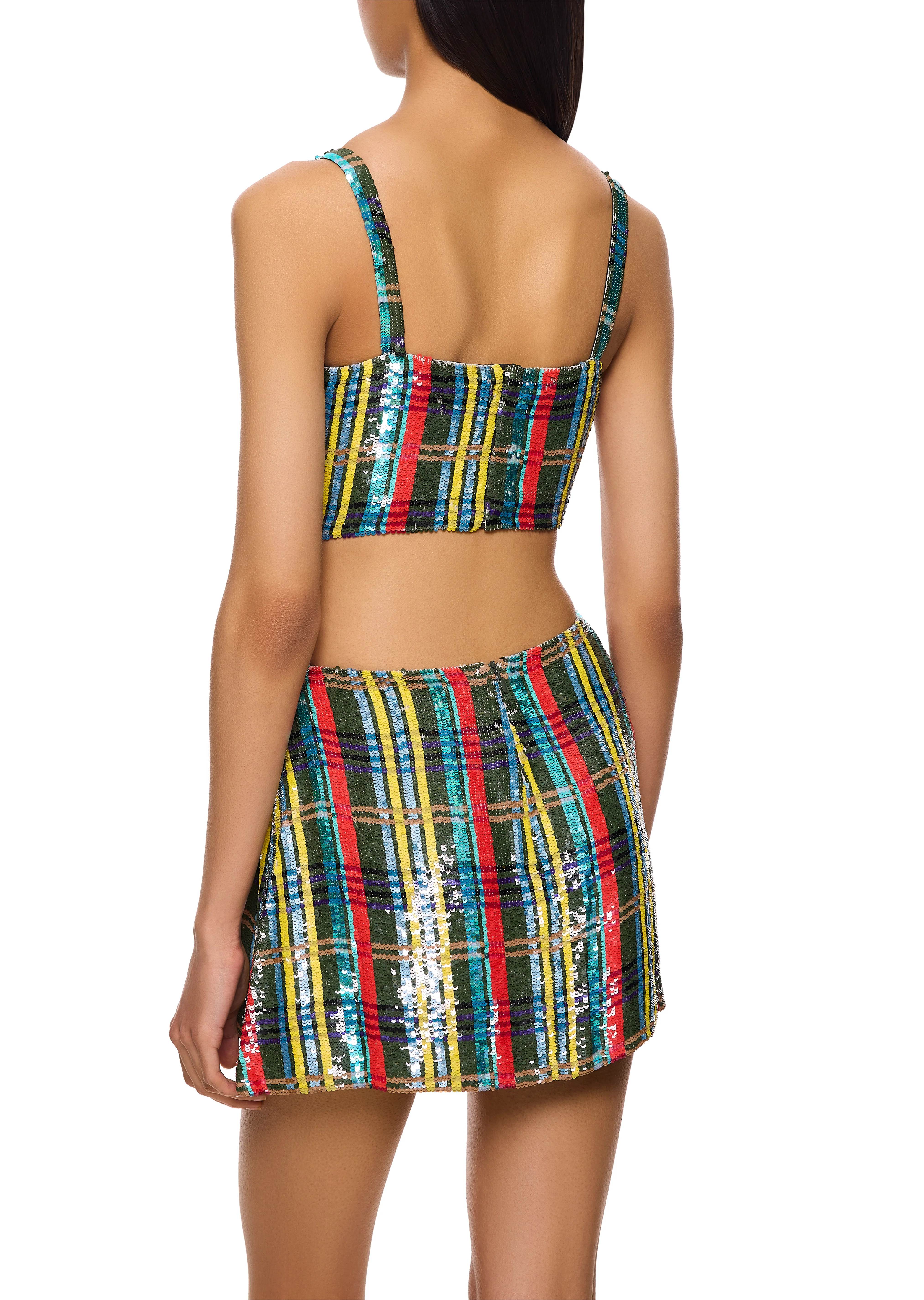 Sequin Plaid Two Set - Image 8