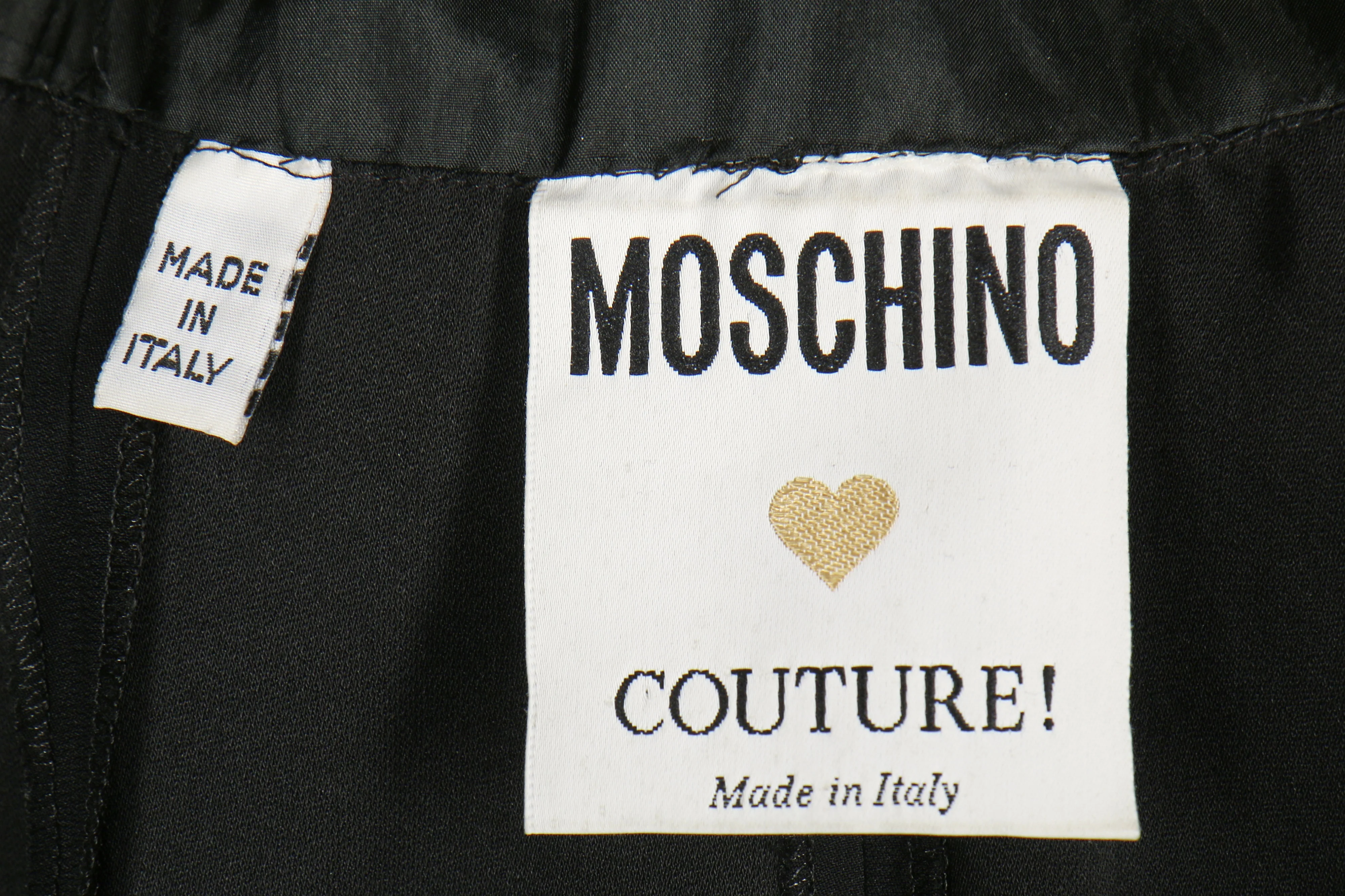 1994 Spring-Summer Moschino Cocktail Sequin "Peace" Sign Dress - Image 8