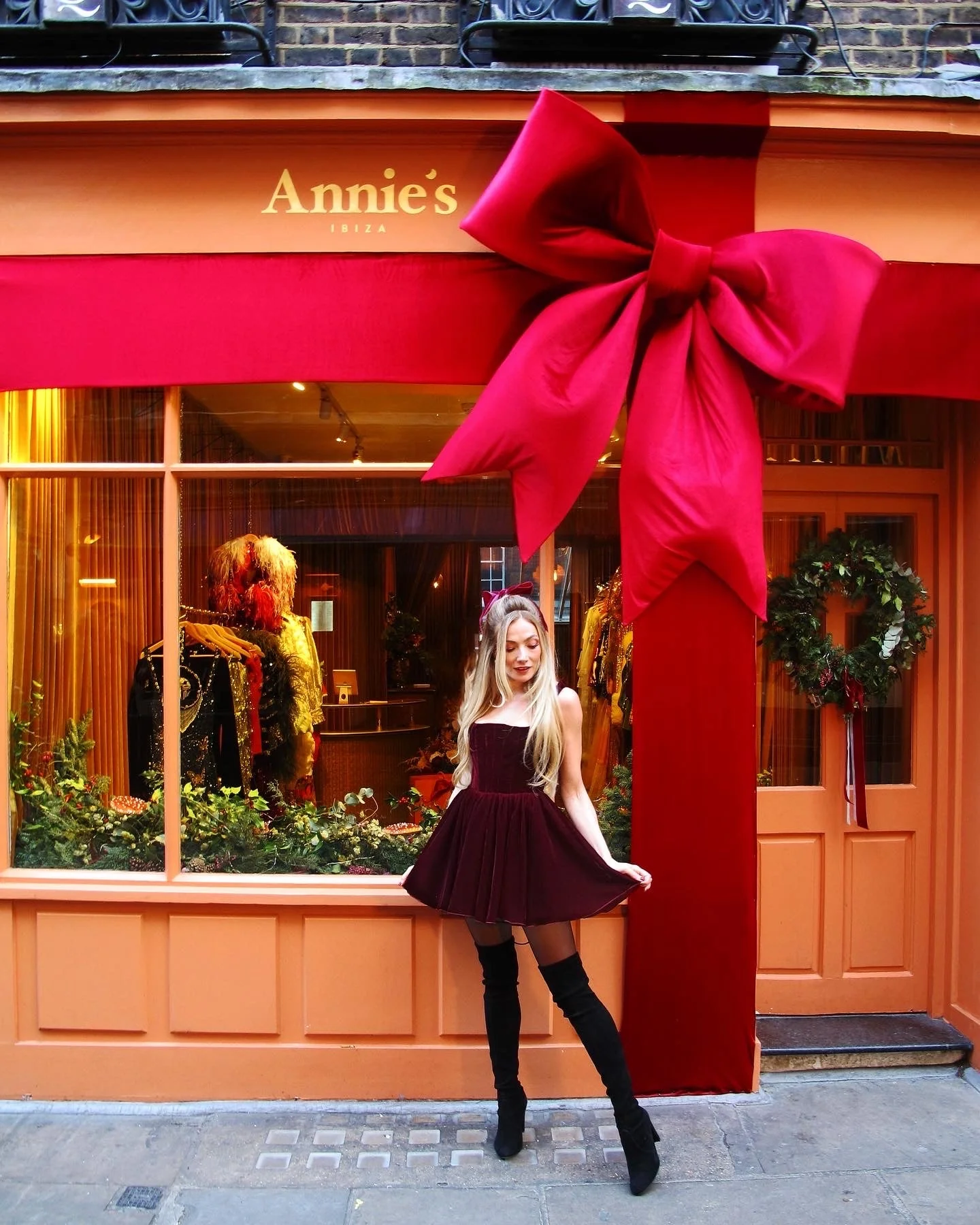 Velvet Annie Dress- Burgundy - Image 7